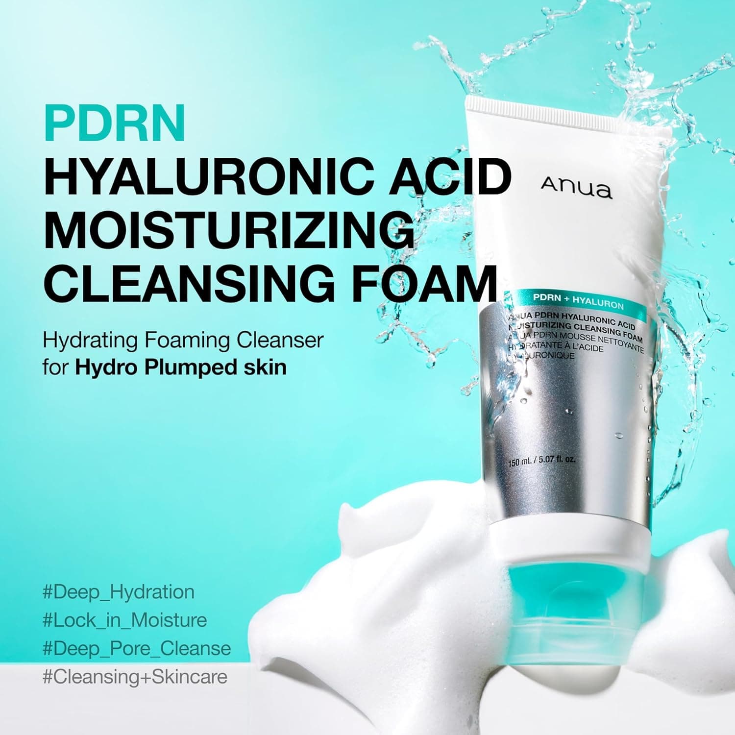 PDRN Hyaluronic Acid Moisturizing Cleansing Foam 2