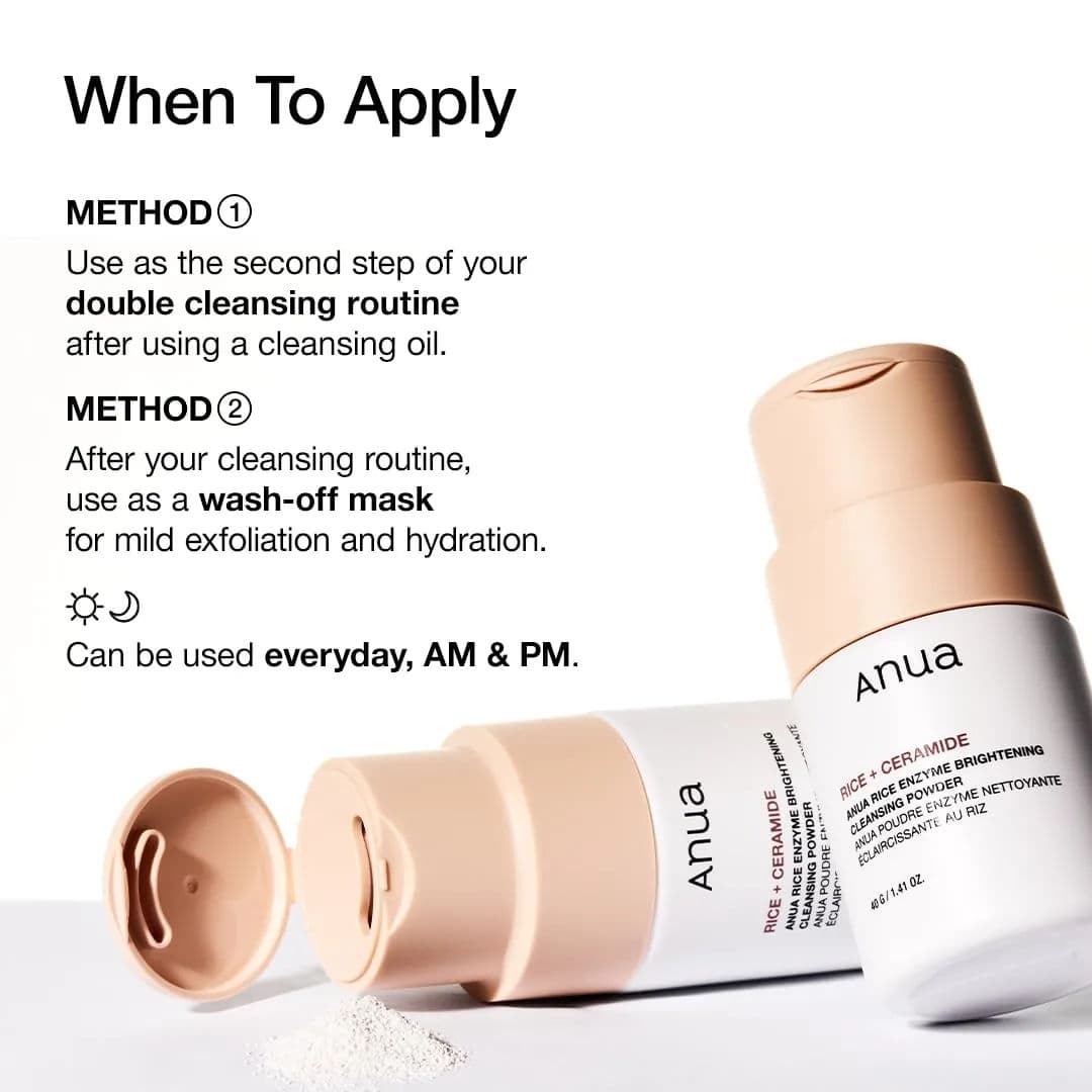 Rice Enzyme Brightening Cleansing Powder 3