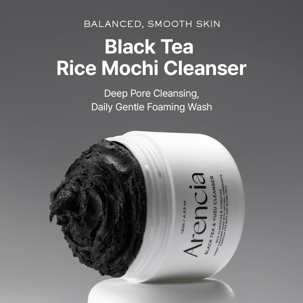 Black Tea Rice Mochi Cleanser 2