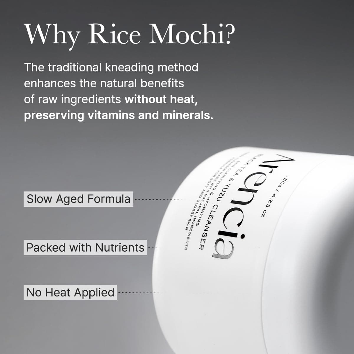 Black Tea Rice Mochi Cleanser 8