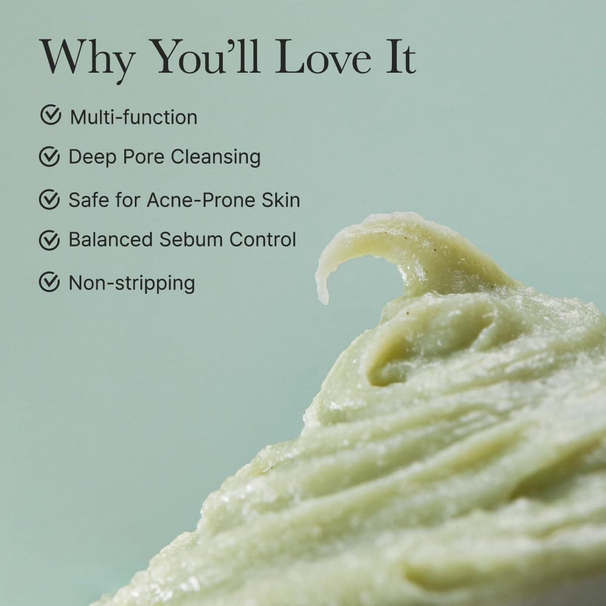 Fresh Green Rice Mochi Cleanser 3