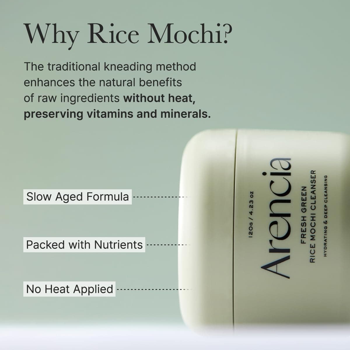 Fresh Green Rice Mochi Cleanser 8