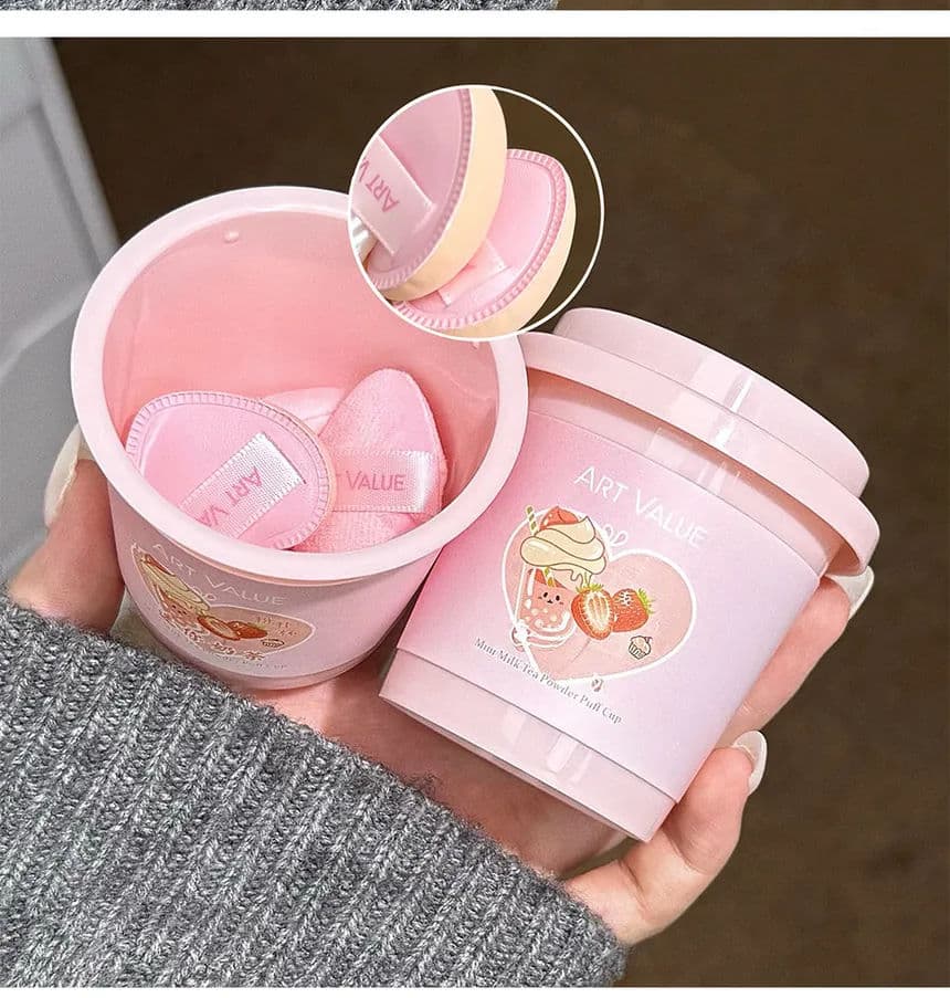 Milk Tea Mini Powder Puff 3