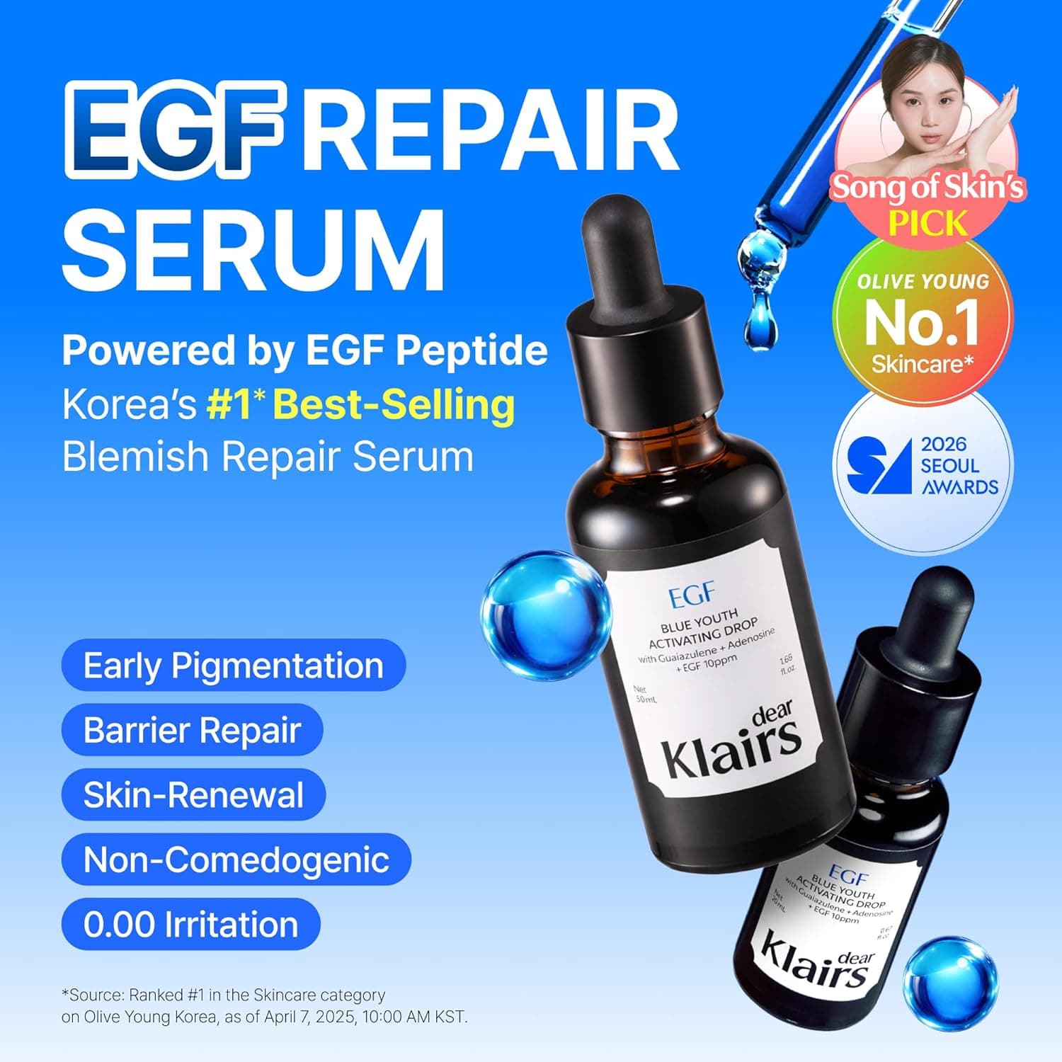 EGF Blue Youth Activating Drop 2