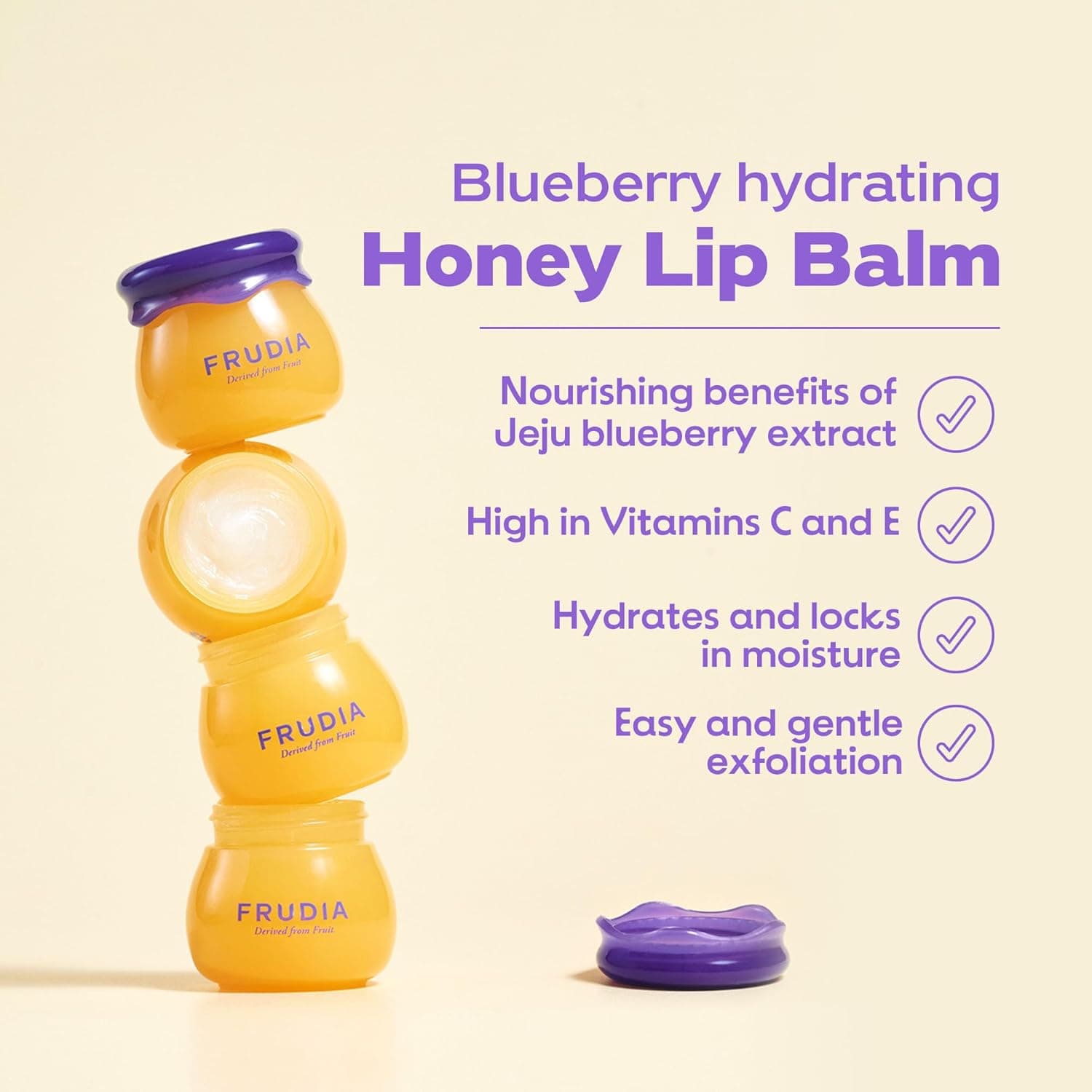 Blueberry Hydrating Honey Lip Balm 2