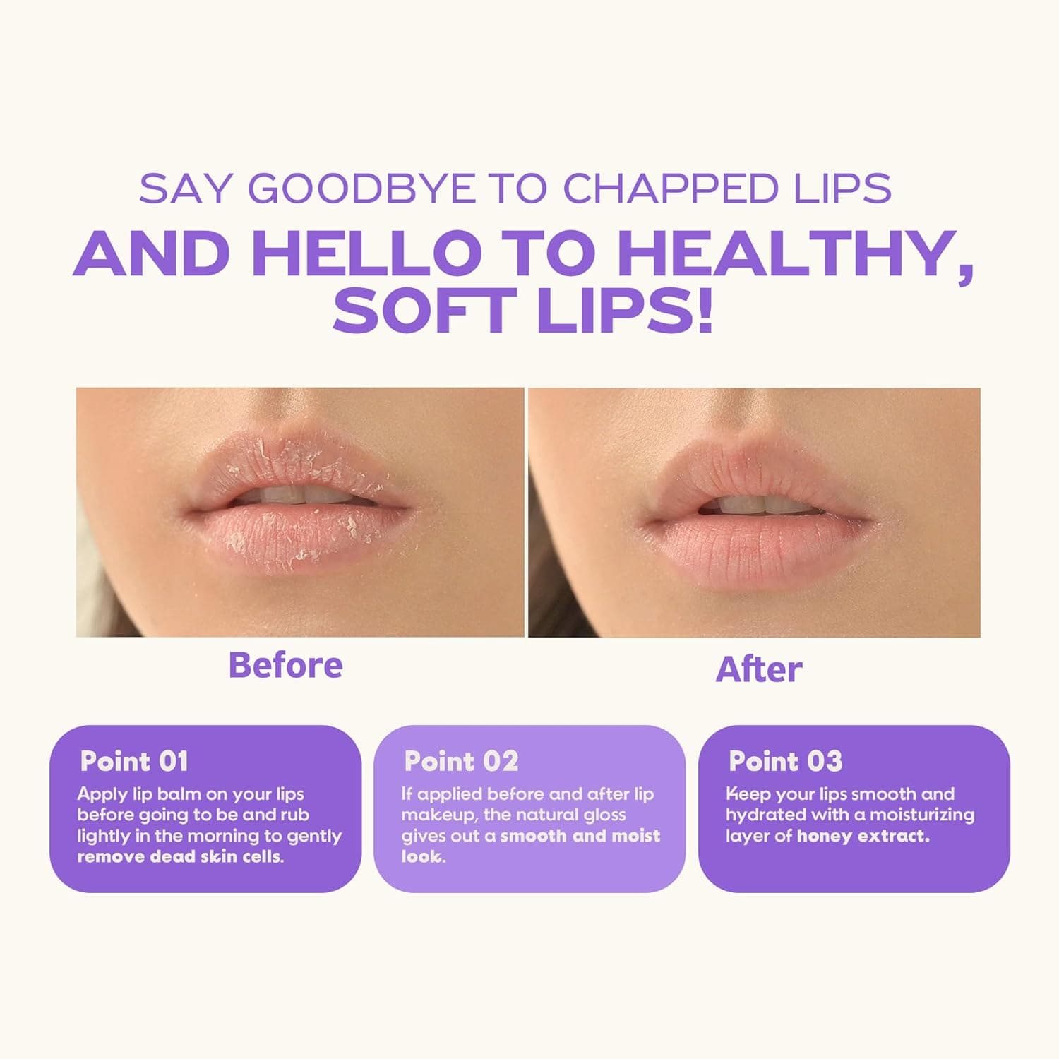 Blueberry Hydrating Honey Lip Balm 4