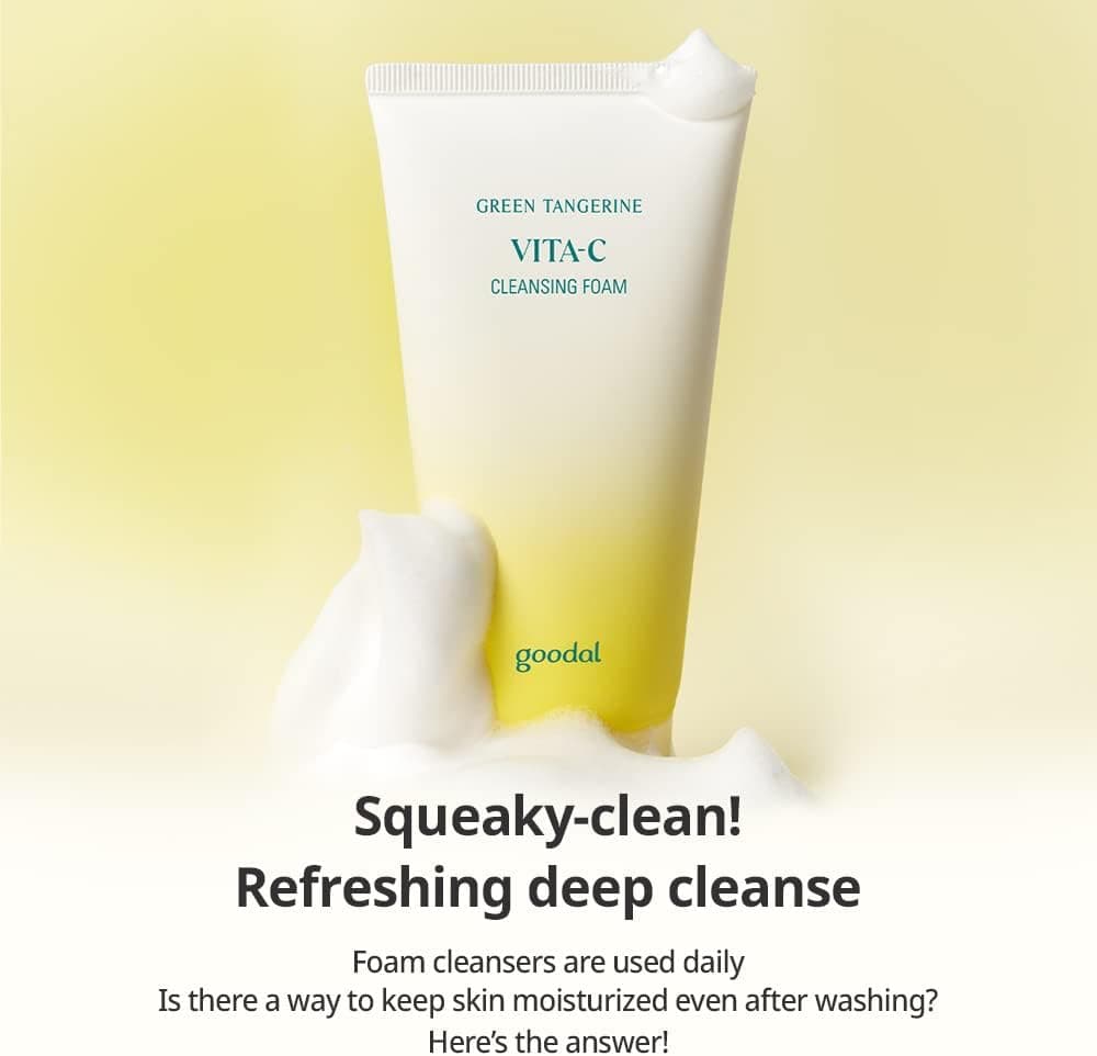 Green Tangerine Vita C Cleansing Foam 2