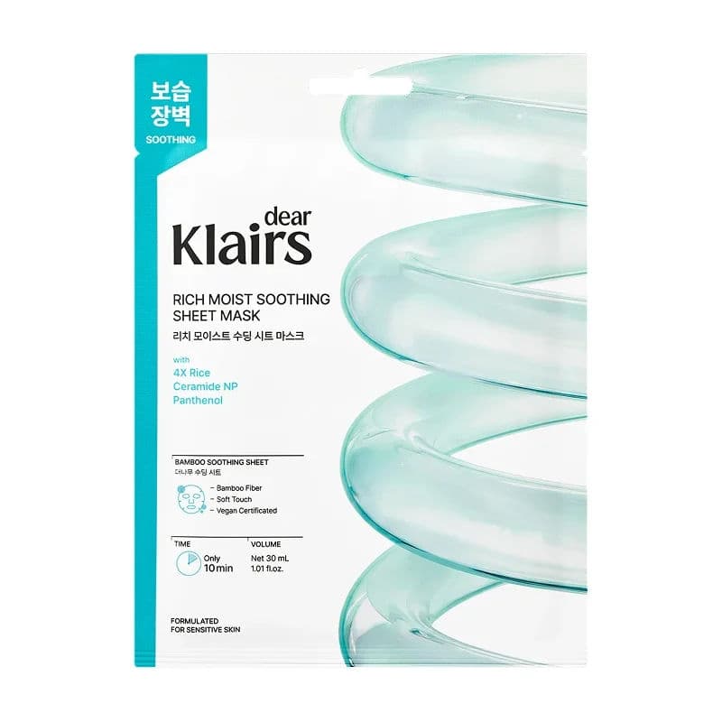 Rich Moist Soothing Sheet Mask 1
