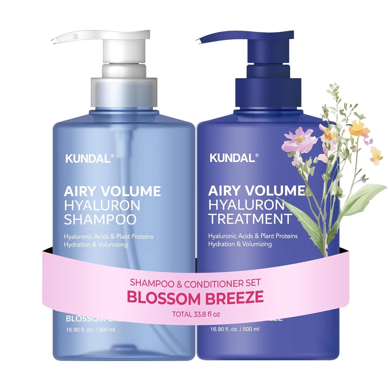 Airy Volume Hyaluron Shampoo 2pcs Bundle Set 1