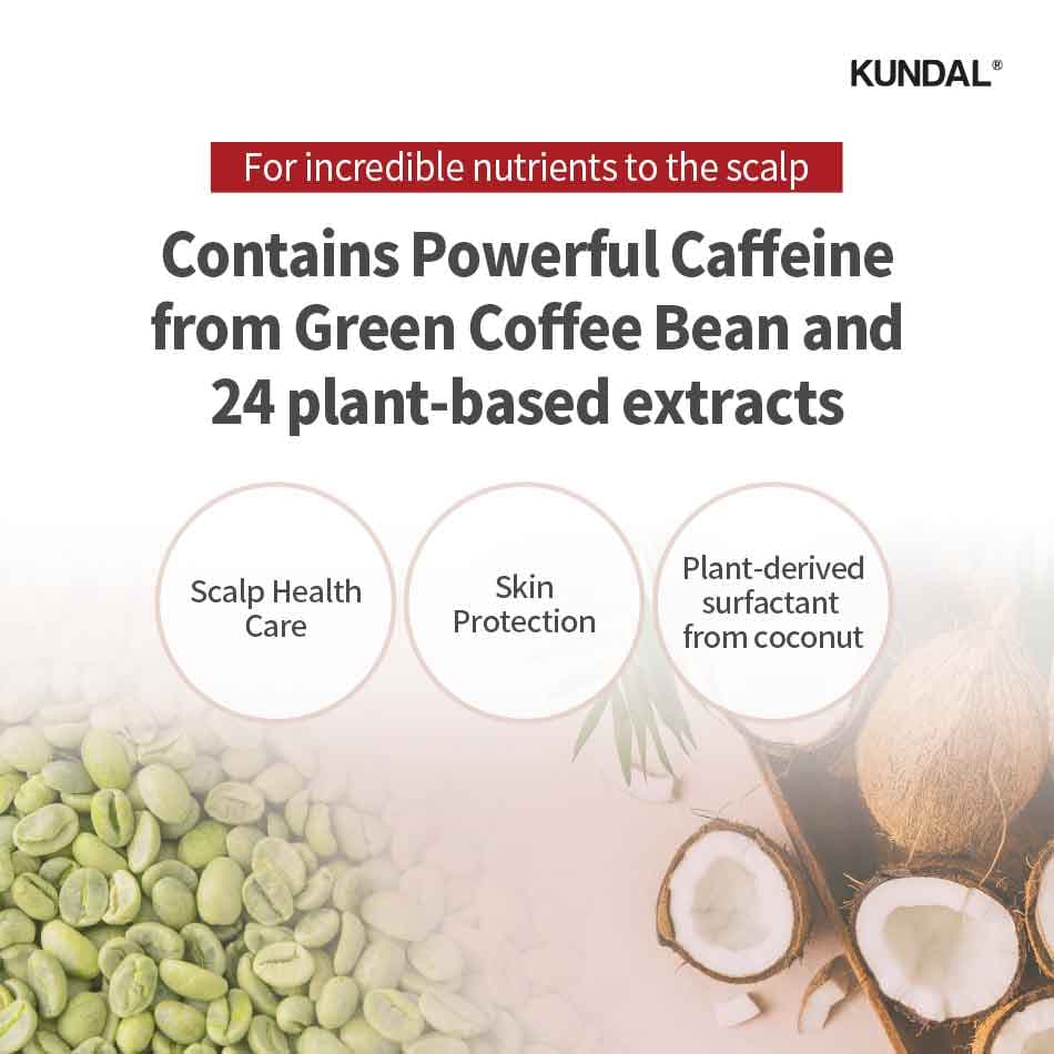 Natural Caffeine Hair Care + Caffeine Shampoo - 3 Types 5