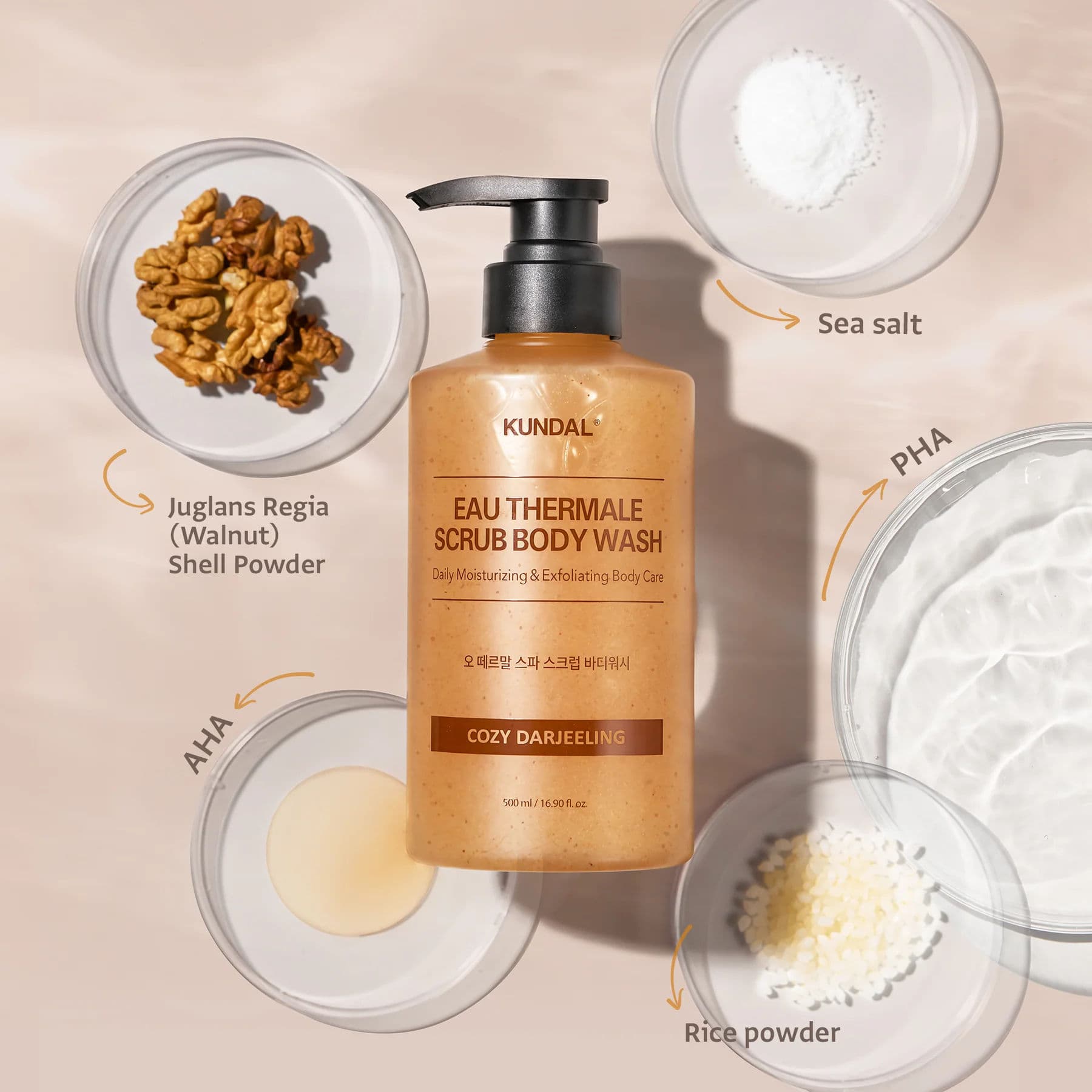 Eau Thermale Scrub Body Wash 3