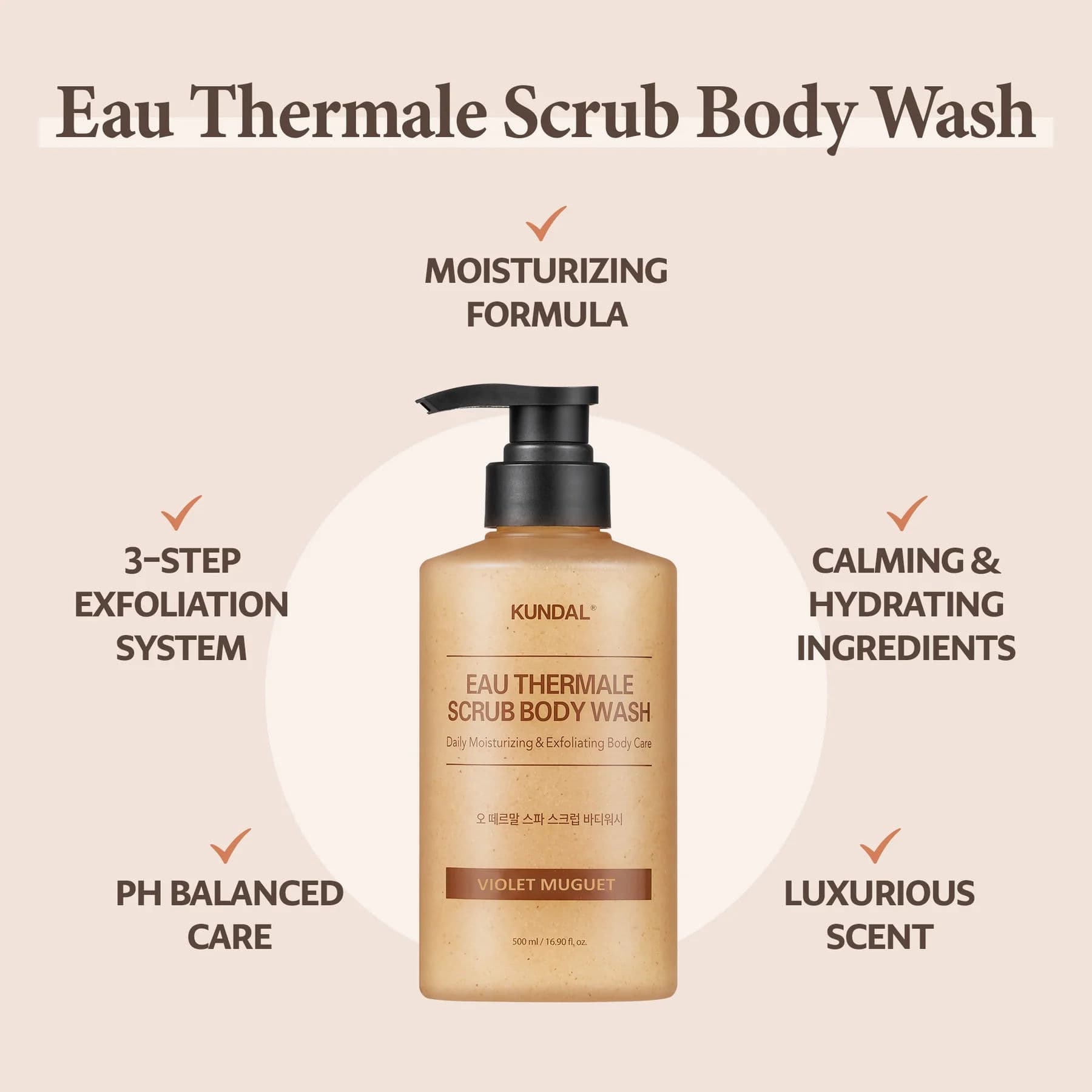 Eau Thermale Scrub Body Wash 5