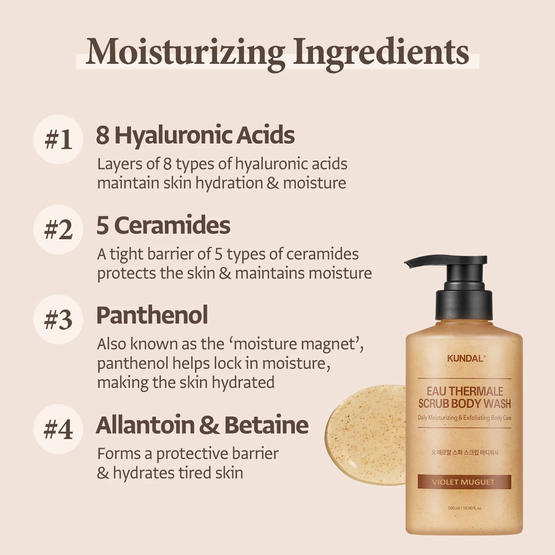 Eau Thermale Scrub Body Wash 6