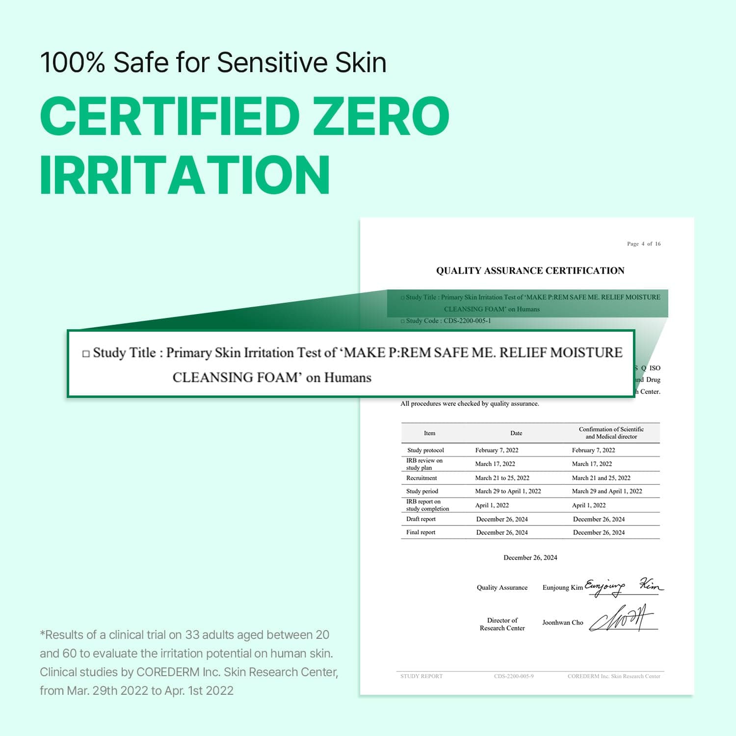 Safe Me. Relief Moisture Cleansing Foam 6