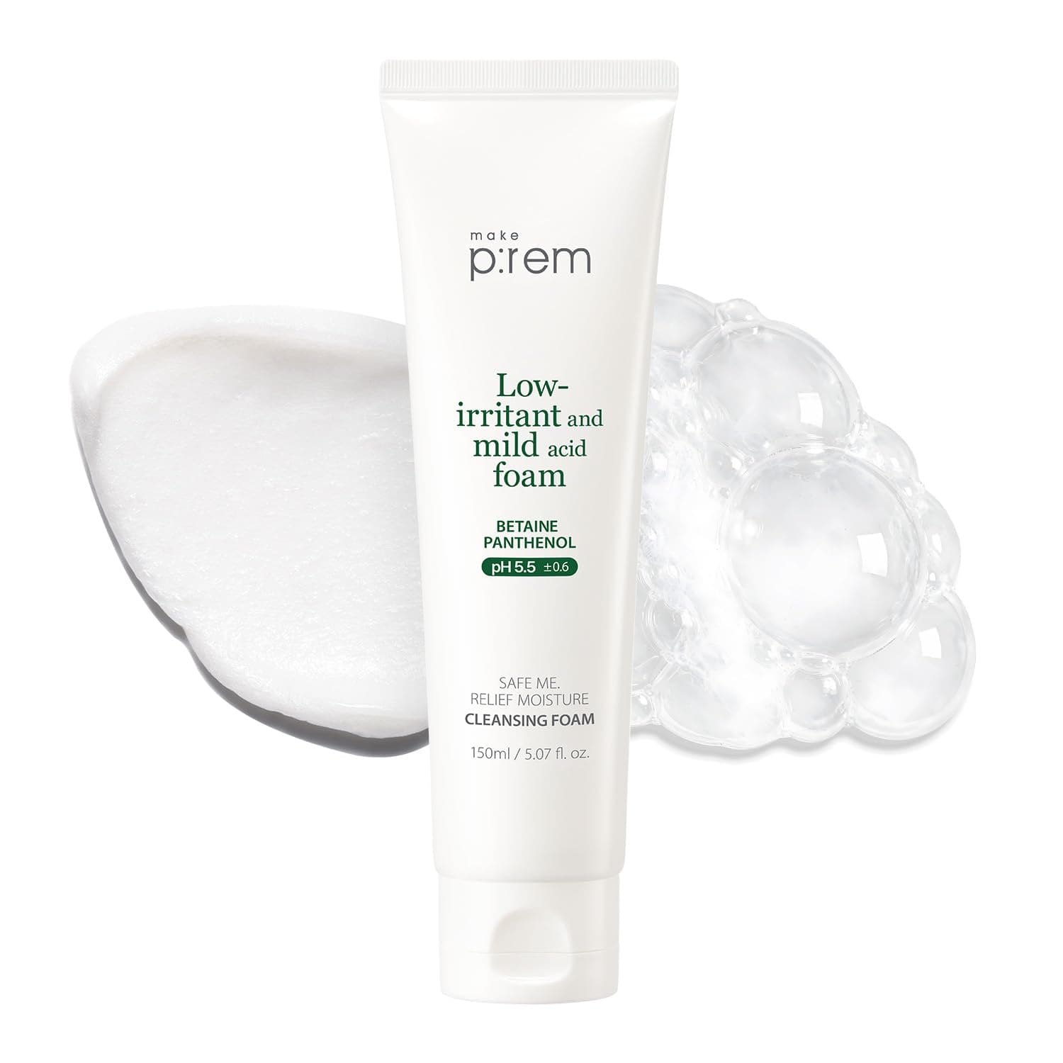 Safe Me. Relief Moisture Cleansing Foam 1
