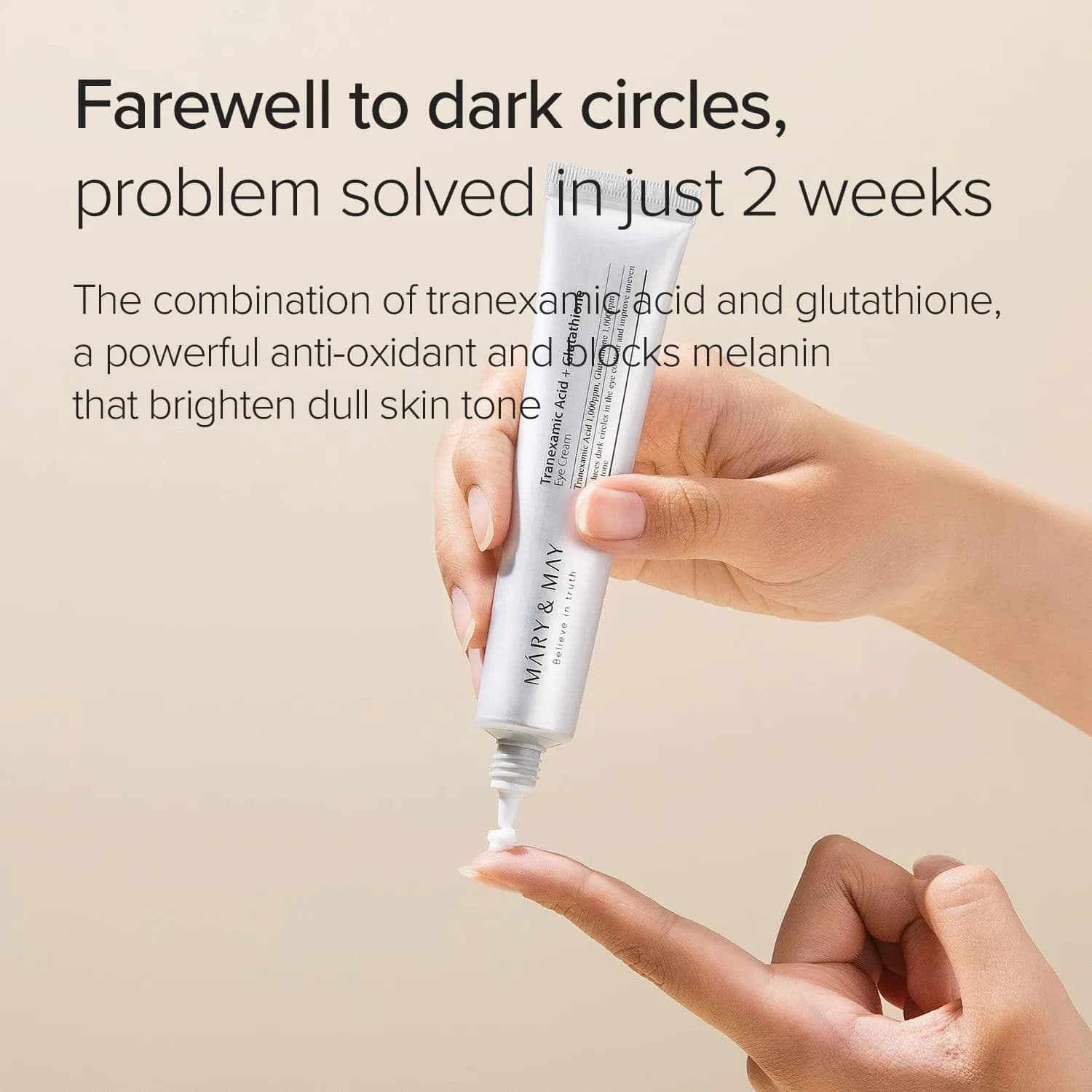 Tranexamic Acid + Glutathione Eye Cream 3