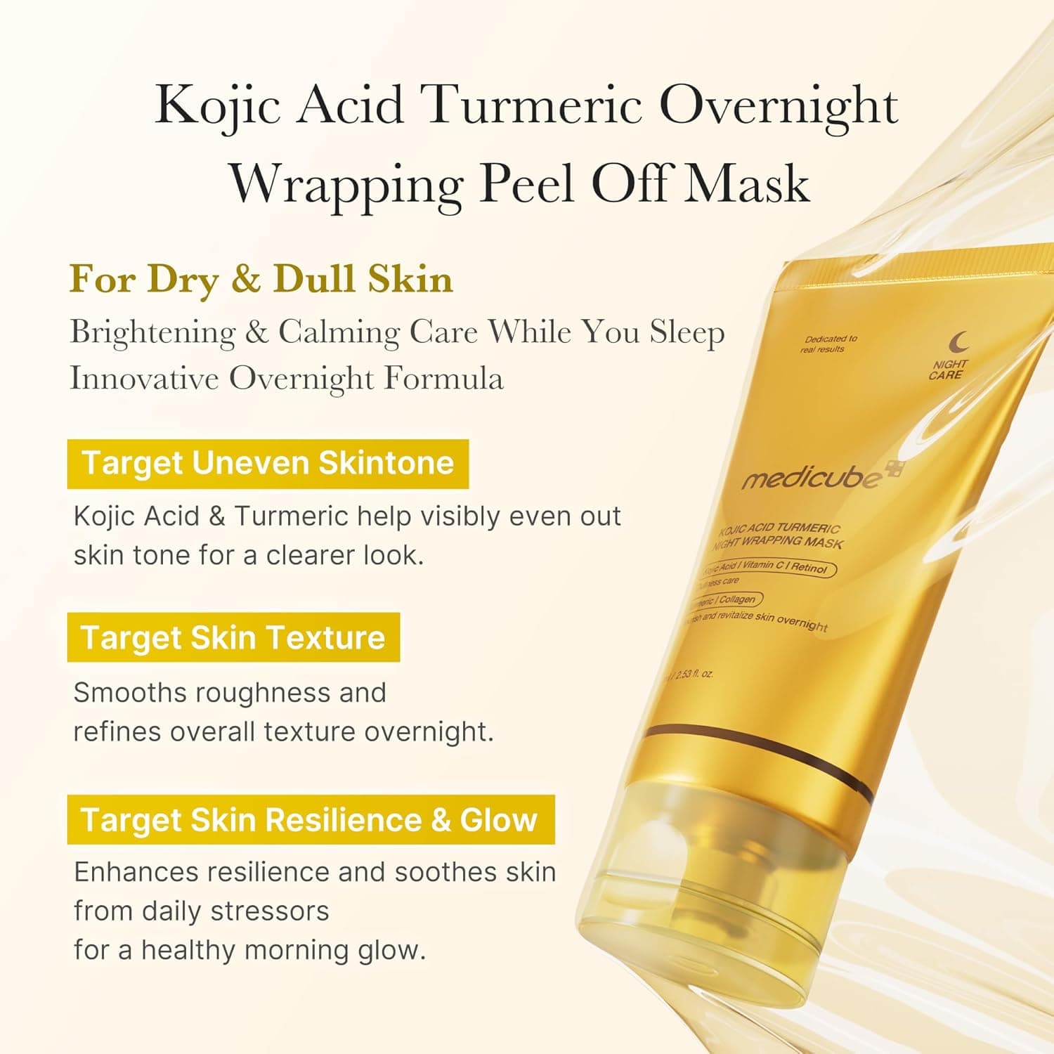 Kojic Acid Turmeric Night Wrapping Mask 3