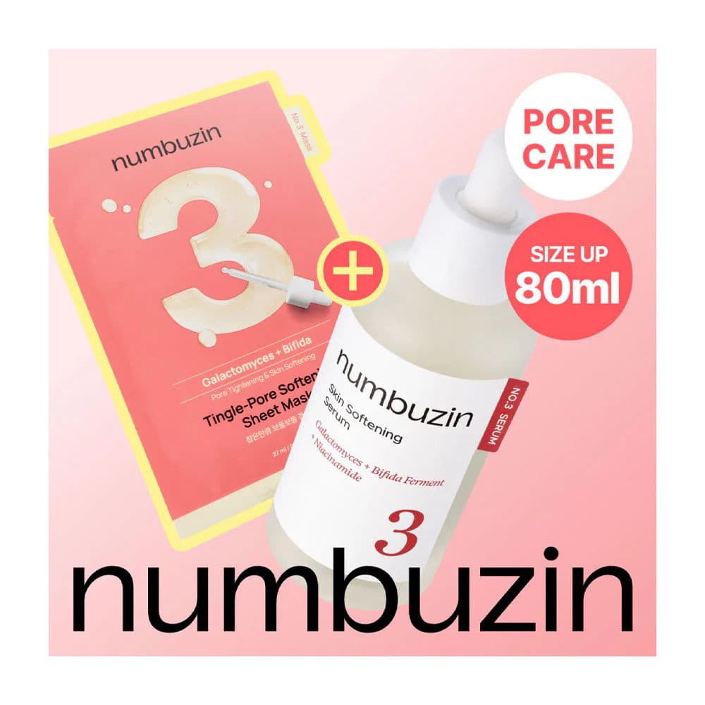 Skin softening serum 80ml special set+No.3 sheet mask 1