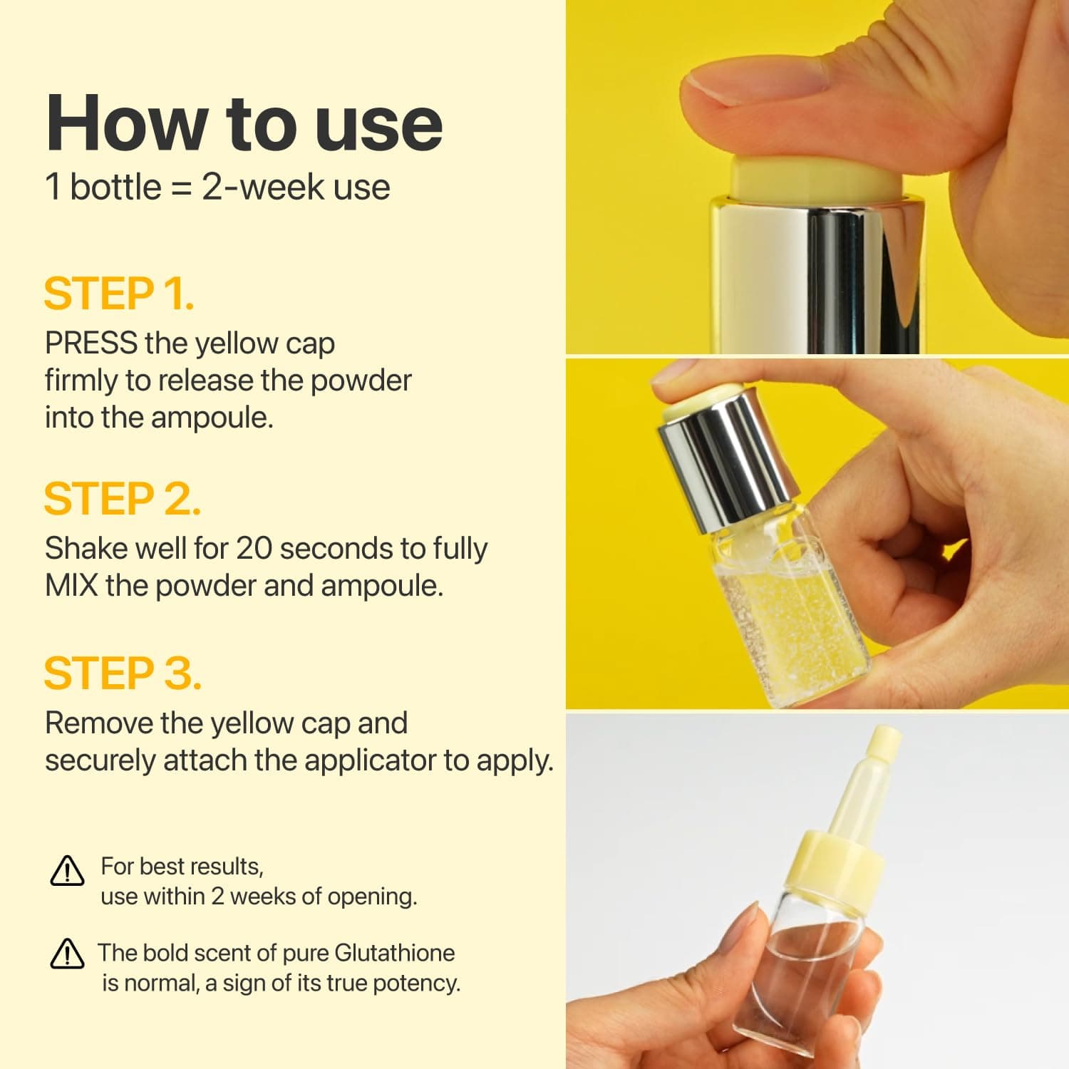 No.5 Glutathione TXA Advanced Dark Spot Ampoule Concentrate 3