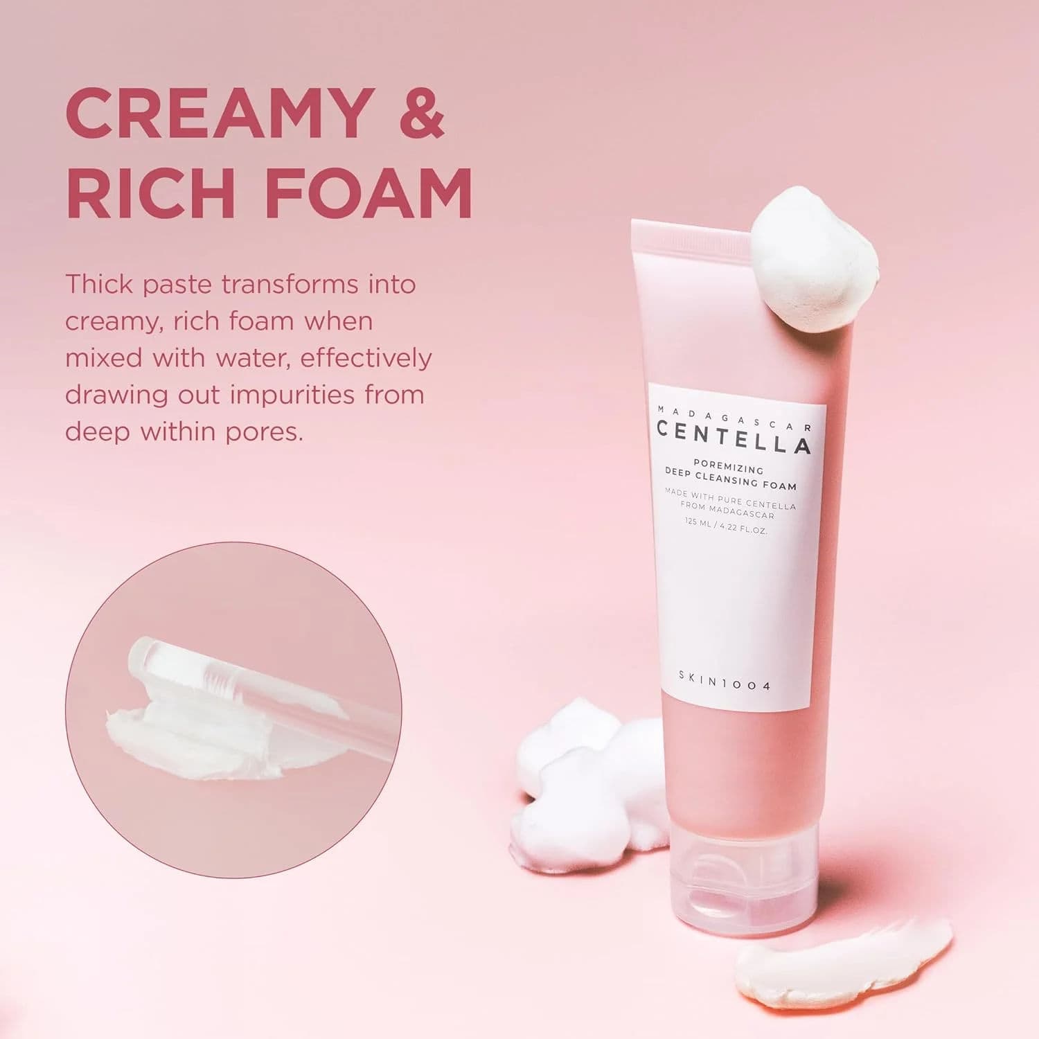 Madagascar Centella Poremizing Deep Cleansing Foam 6