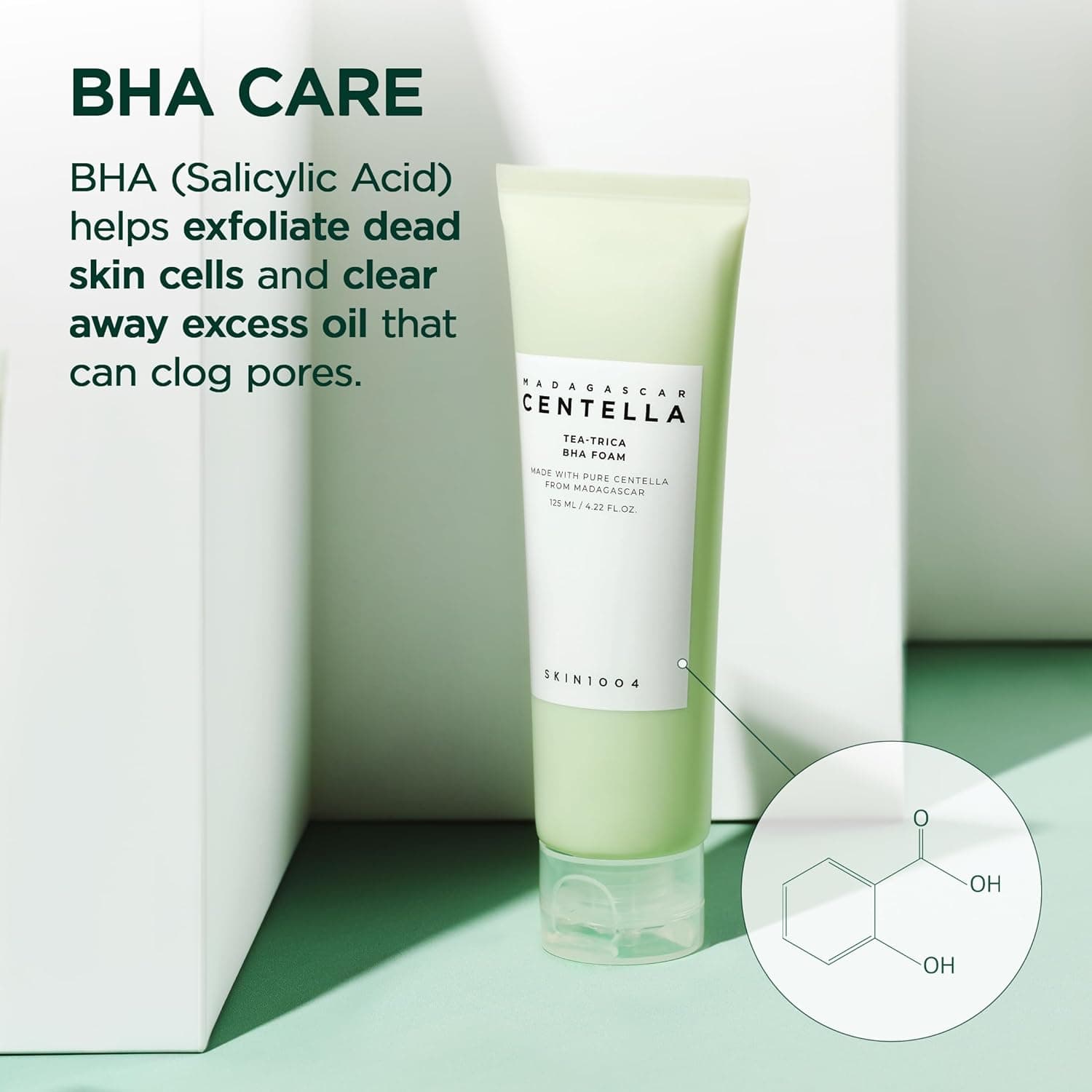 Madagascar Centella Tea-trica BHA Foam 5
