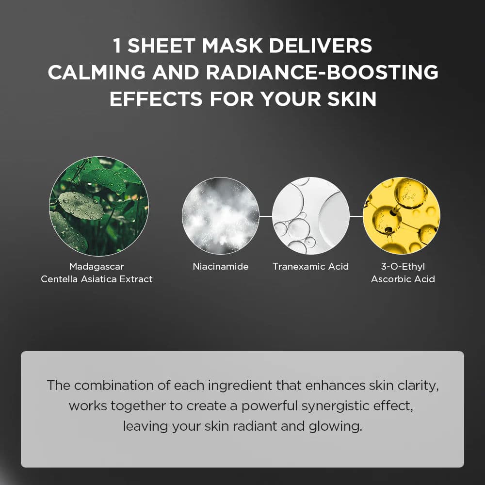 Madagascar Centella Tone Brightening Glow Mask 4