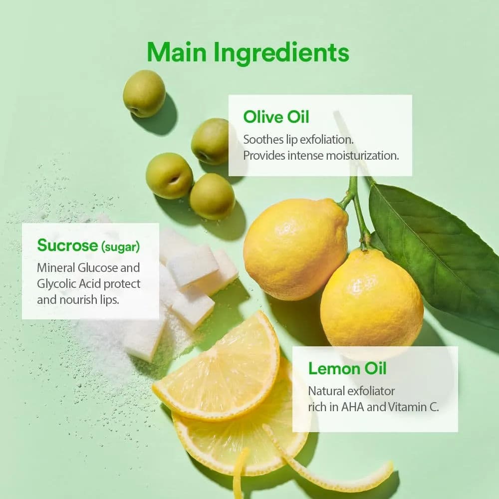 Lemon Sugar Scrub Lip Mask 3