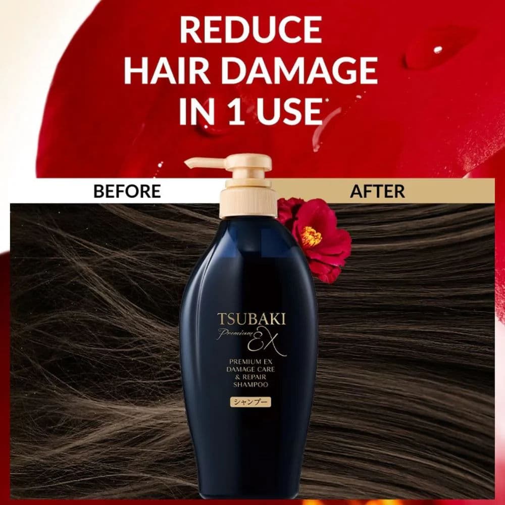 Tsubaki Premium EX Damage Care & Repair Shampoo 3