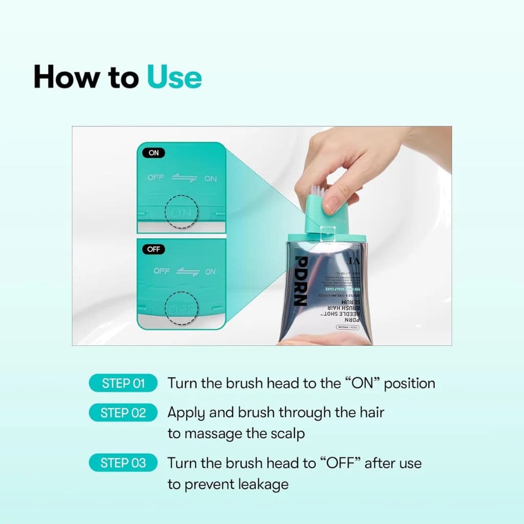 PDRN Reedle Shot Brush Hair Serum 3