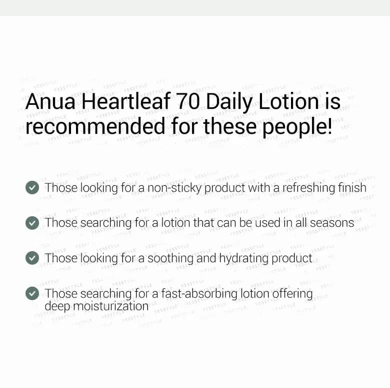 Heartleaf 70 Daily Lotion 3