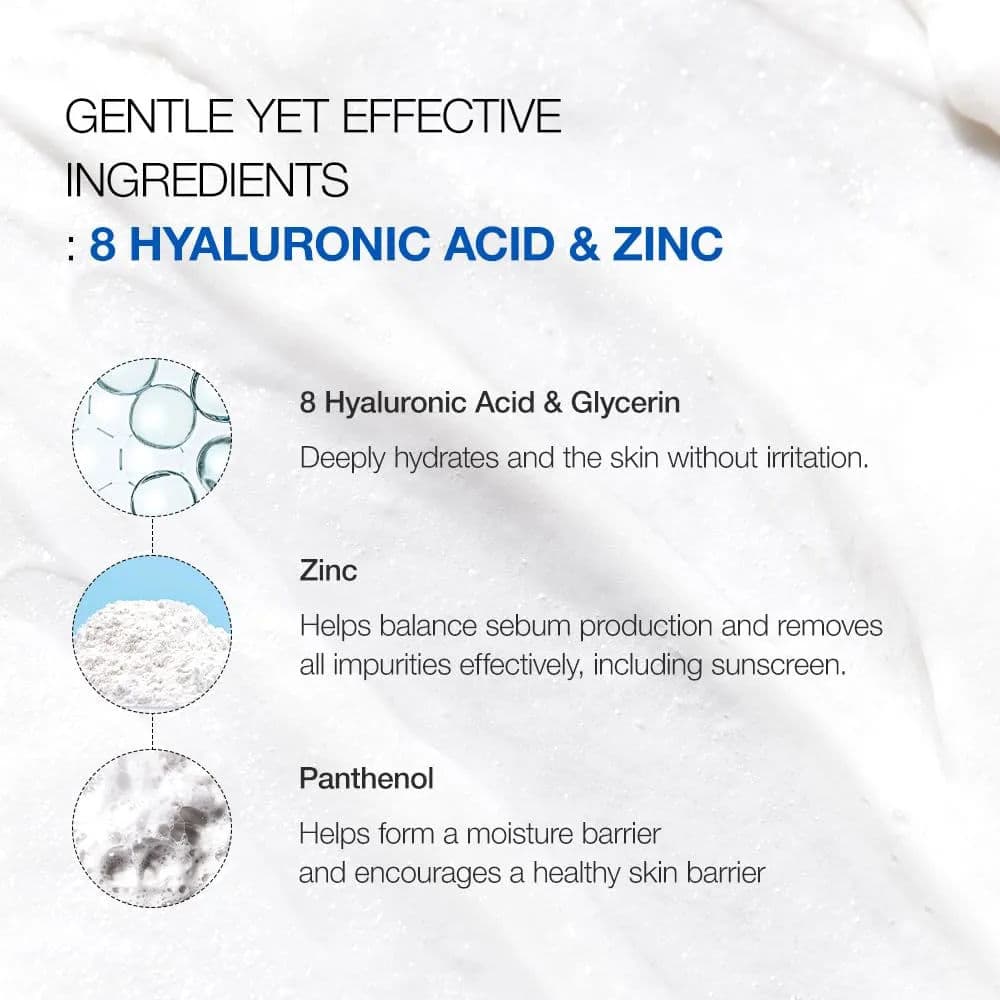 8 Hyaluronic Acid Hydrating Gentle Foaming Cleanser 4