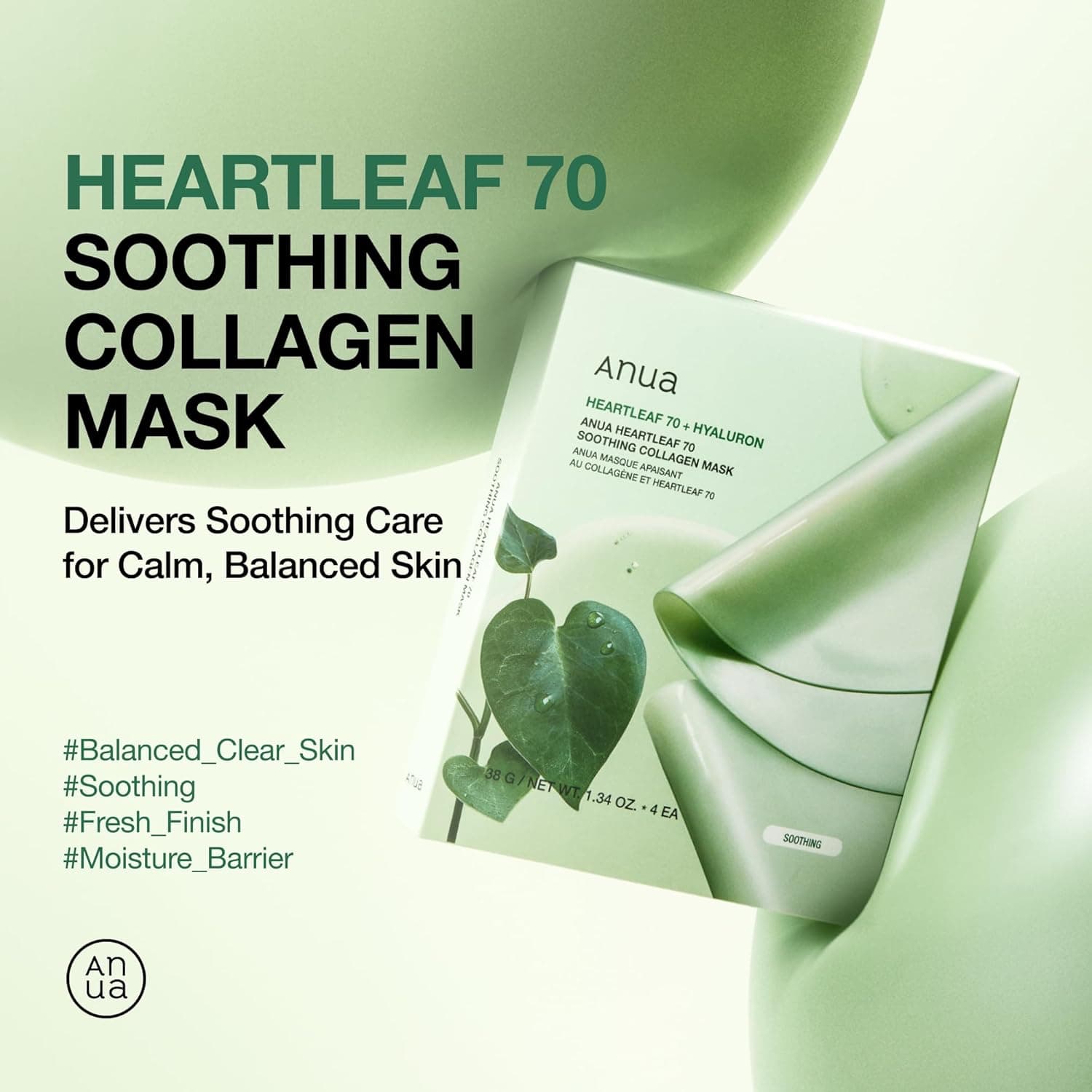 Heartleaf 70 Soothing Collagen Mask 2