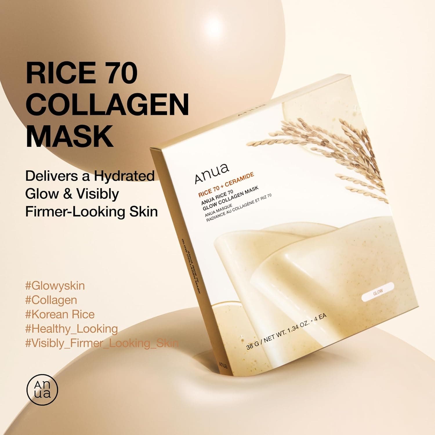 Rice 70 Glow Collagen Mask 2