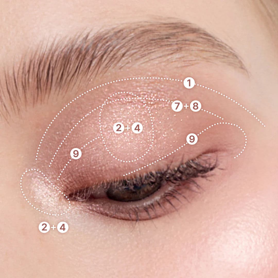 Shadow Palette Rose Milk Tea Collection 3