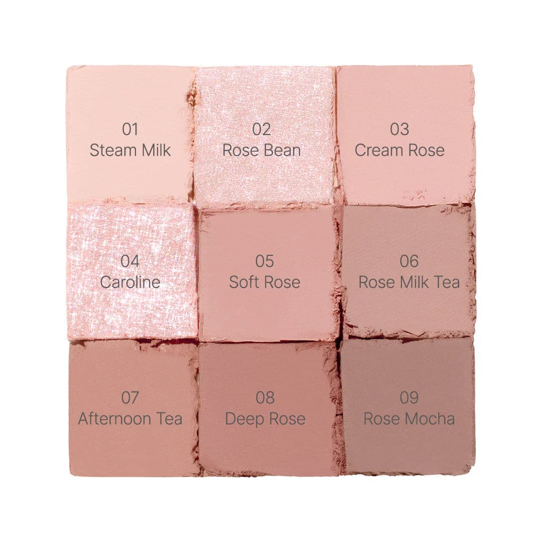 Shadow Palette Rose Milk Tea Collection 4