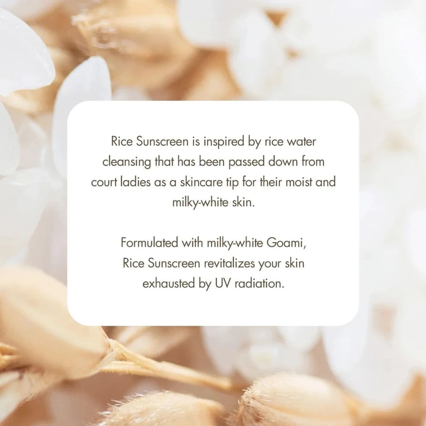 Rice Sunscreen 8