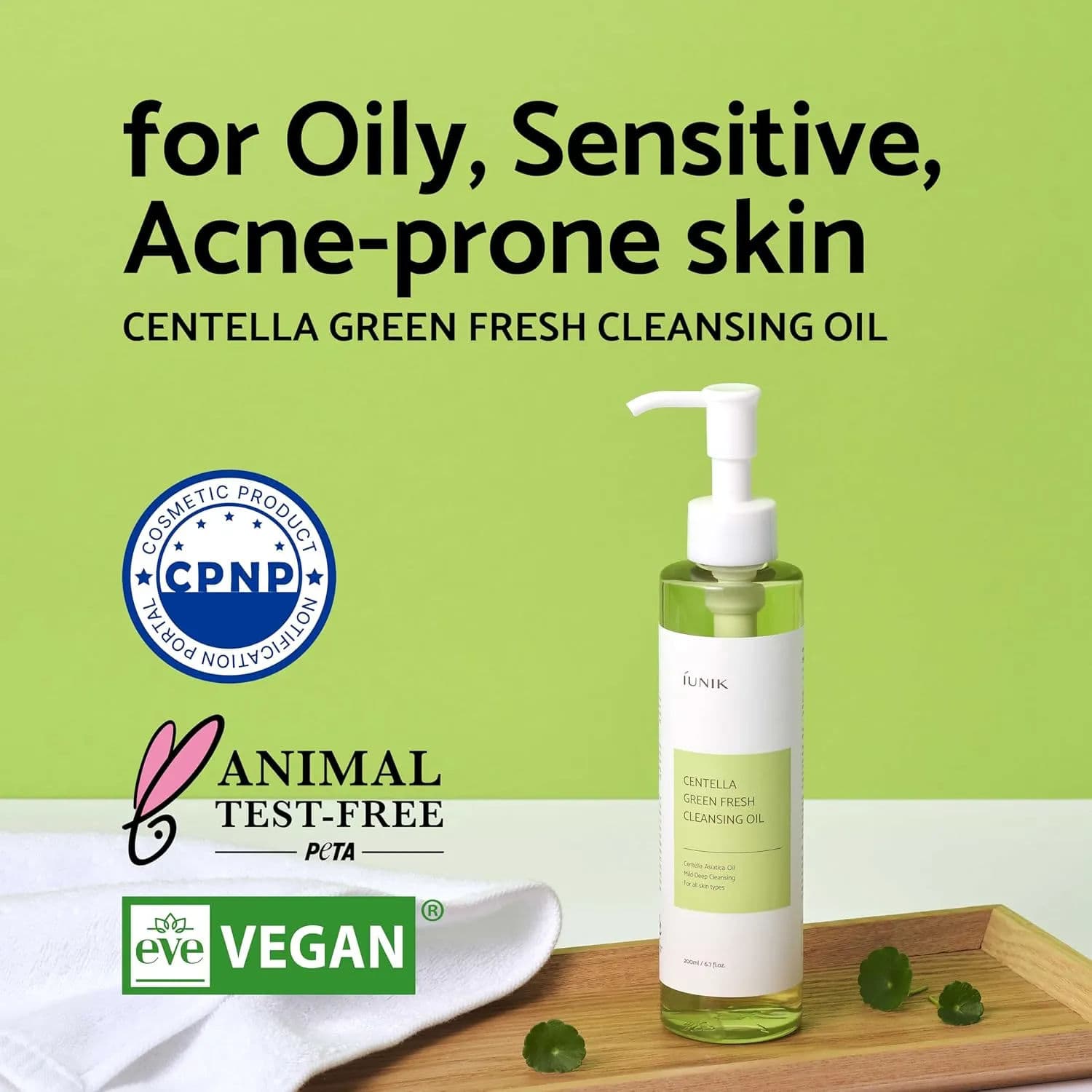 Centella Green Fresh Cleansing Oil 5