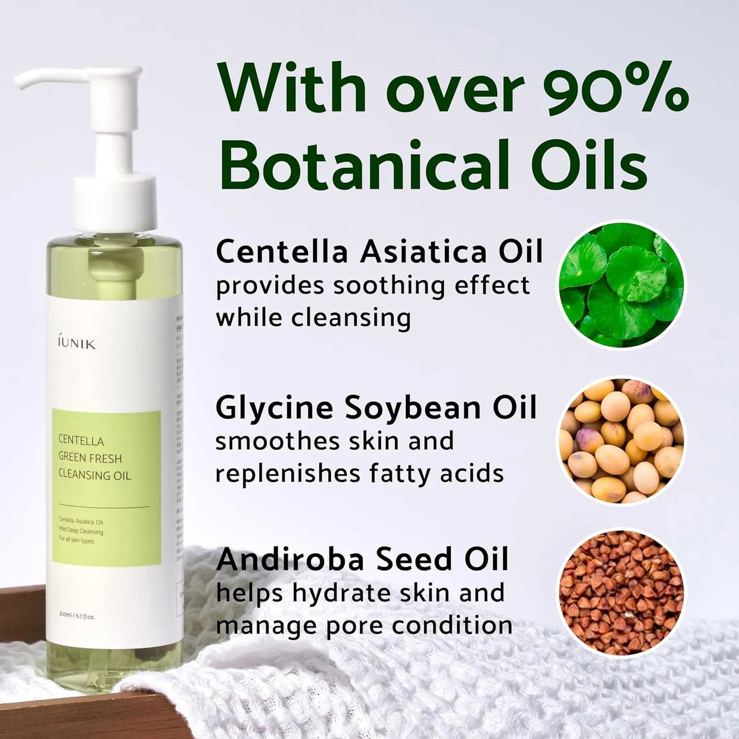 Centella Green Fresh Cleansing Oil 4