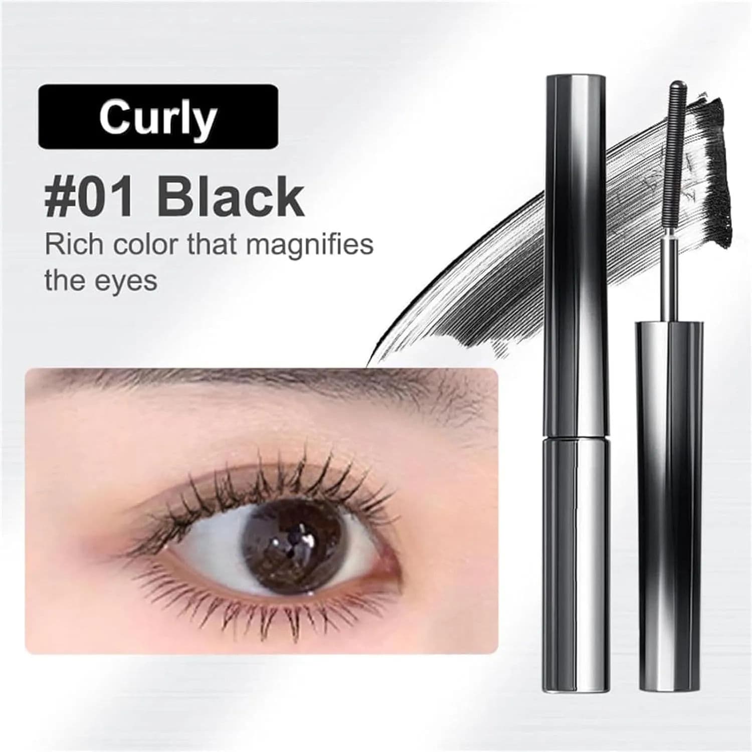 3D Curling Eyelash Iron Mascara - Curly 7