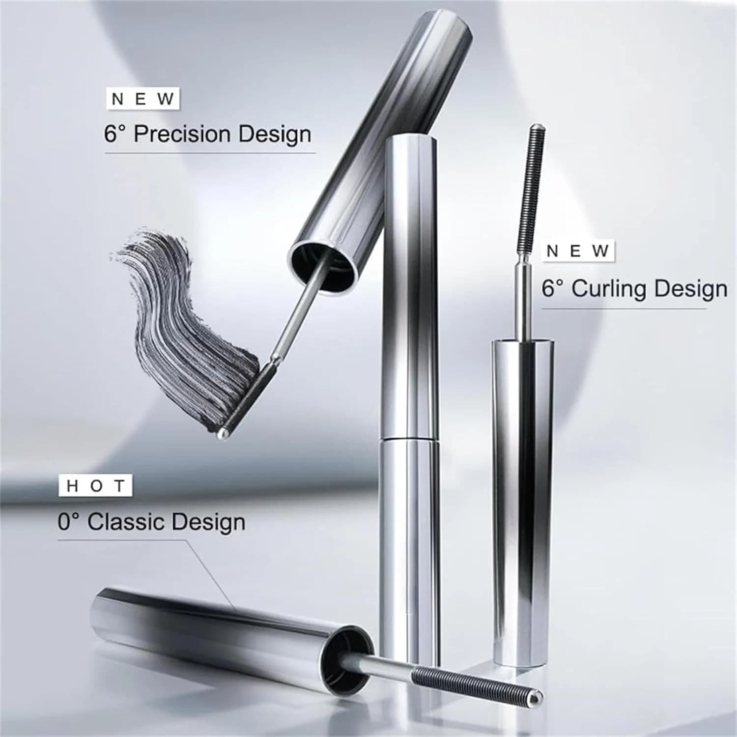 3D Curling Eyelash Iron Mascara - Precision 4