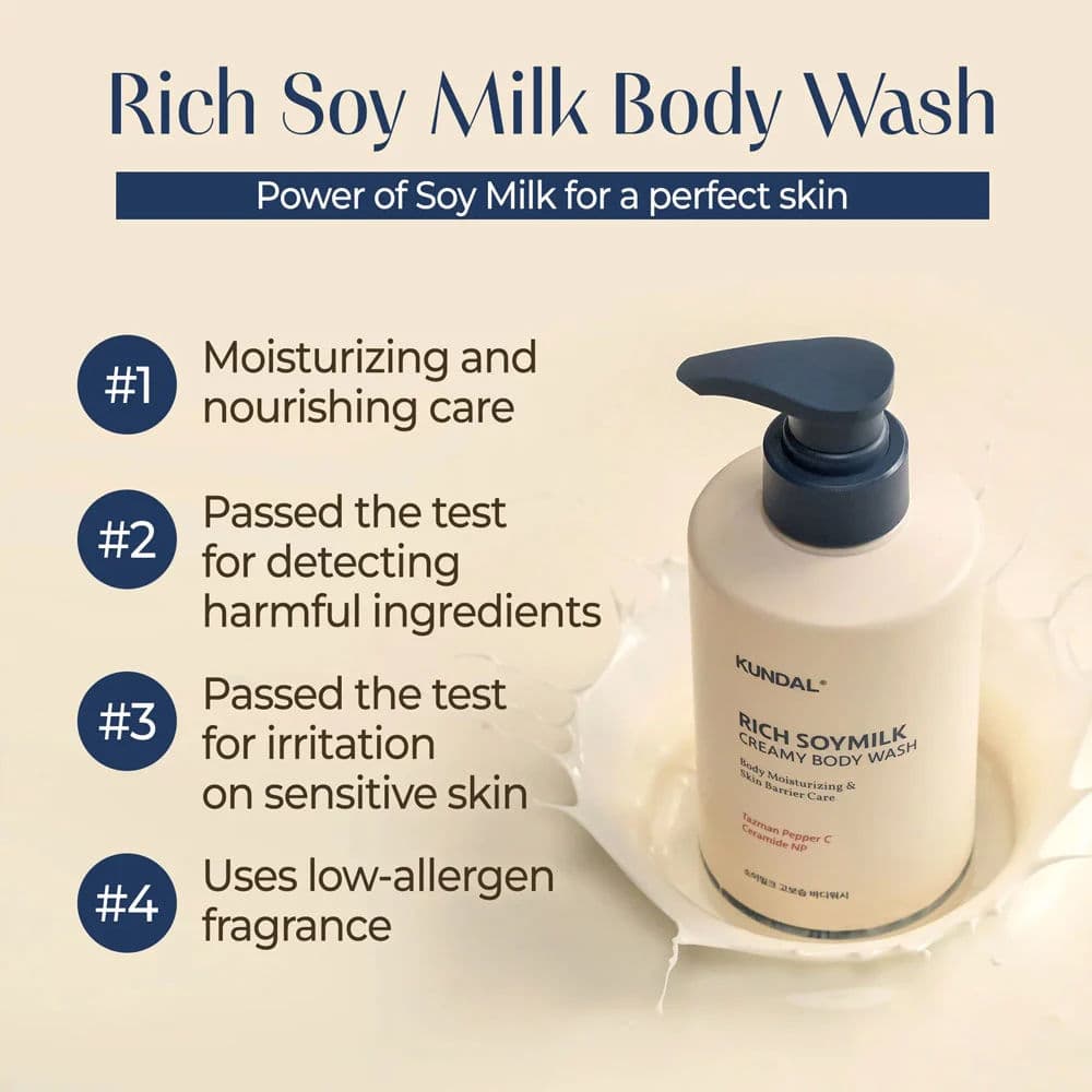 Rich Soymilk Creamy Body Wash 3
