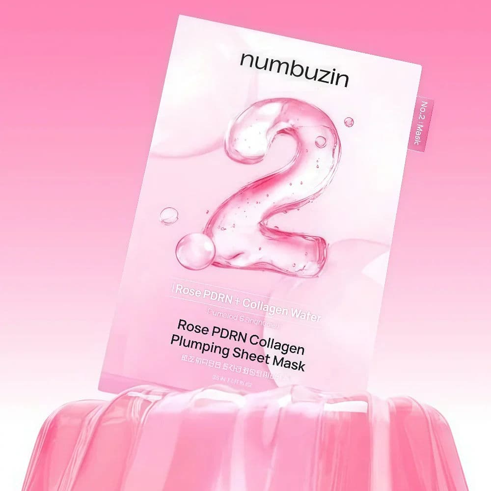No.2 Rose PDRN Collagen Plumping Sheet Mask 1