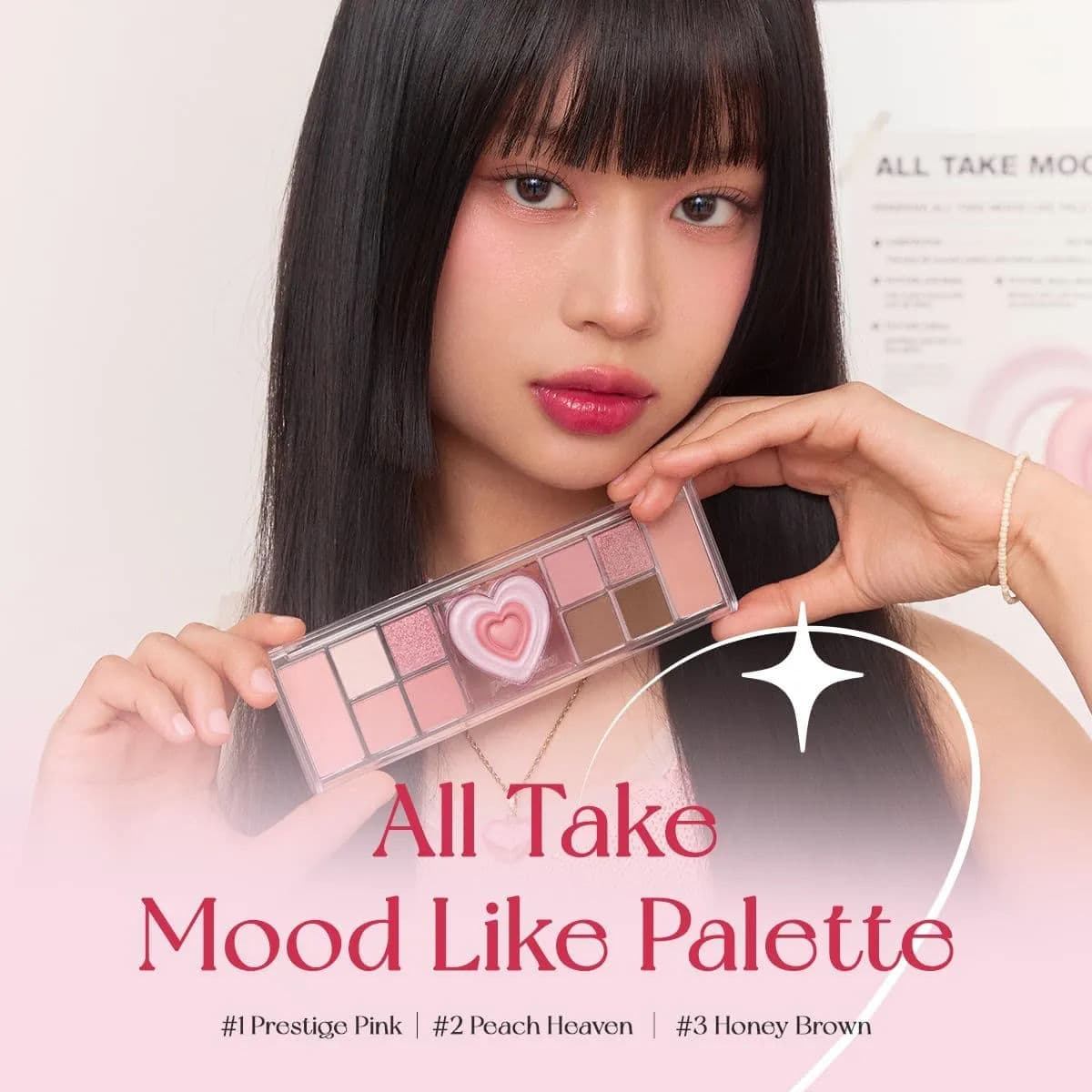 All Take Mood Like Palette Peritage #01 Prestige Pink 2