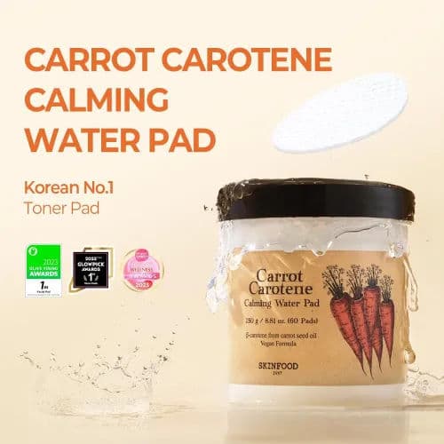 Carrot Carotene Calming Water Pad Set 60EA +Refill 30ea 9