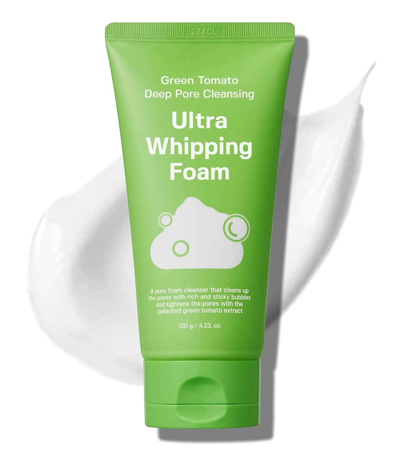 Green Tomato Deep Pore Cleansing Ultra Whipping Foam 1